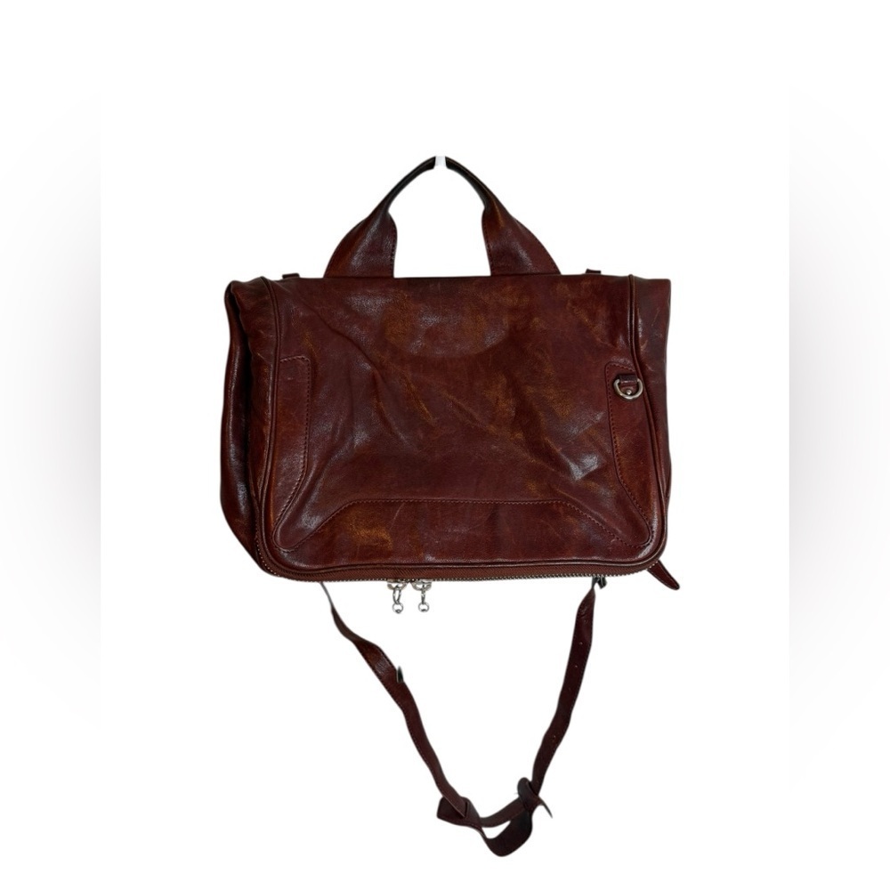 3.1 Phillip Lim Burgundy Leather Foldover Crossbody Messenger Bag